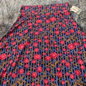 Lularoe Azure floral skirt with tags